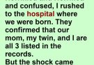 My Twin and I Took a DNA Test for Fun—What We Discovered Shattered Our Family Forever