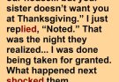 My Parents Said My Sister Didn’t Want Me at Thanksgiving—They Forgot Who Saved Their House